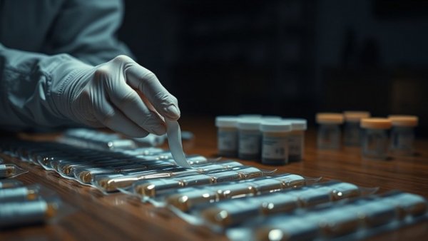 Neatly packaged drug samples being prepared, highlighting control and precision, Constitutional Challenge Drug Laws B.C.