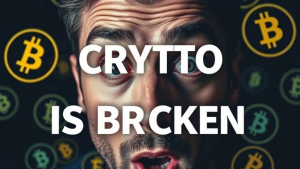 How to Fix Broken Crypto Systems illustrated by a man peering over crypto symbols.