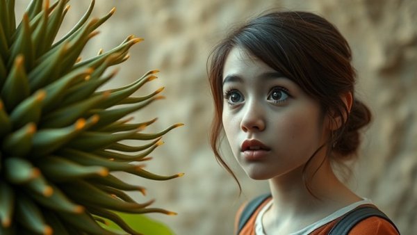 Plants secrets garden science explained with plant close-up.