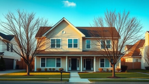 Kelowna housing market stagnation: suburban home view.
