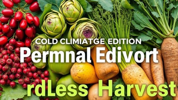 Perennial vegetables for cold climates featuring artichokes and more.