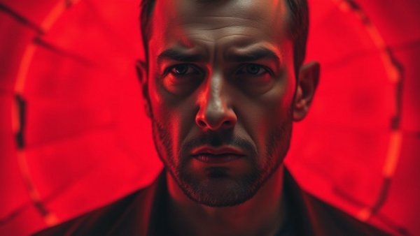 Bitcoin market structure failure concept with man looking contemplative.