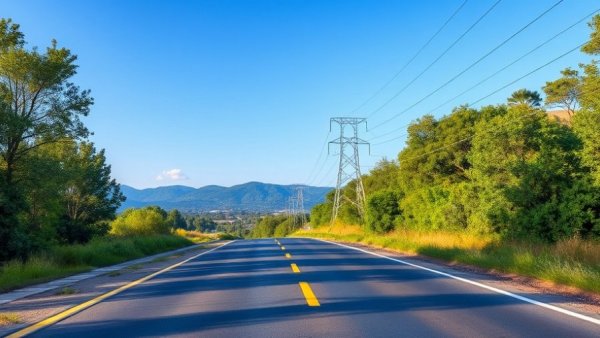 Open rural road in Southeast Kelowna with clear traffic.