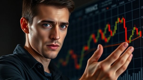 Focused trader in Bitcoin CME trap trading scenario