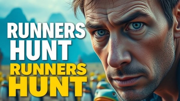 Find today's memecoin runners with dramatic text and character design.