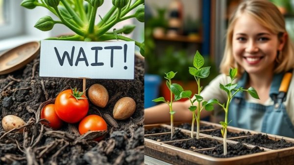 Cold climate gardening timing tips with seeds and seedlings.