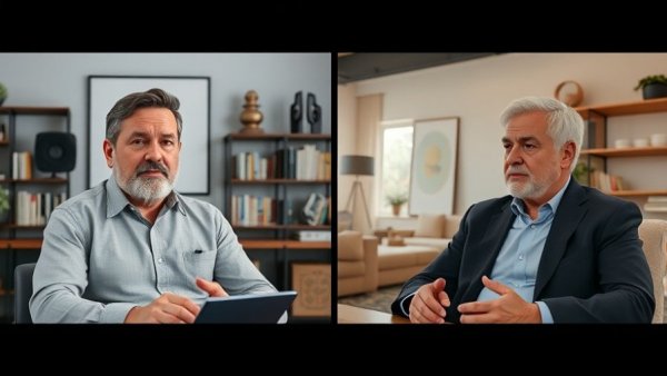 Discussion on Bitcoin won't replace gold with two men.