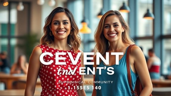 Upcoming Community Events in Kelowna flyer with hosts.