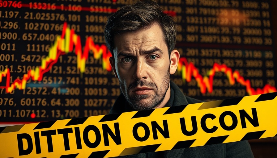 Bitcoin whale activity caution with worried man observing