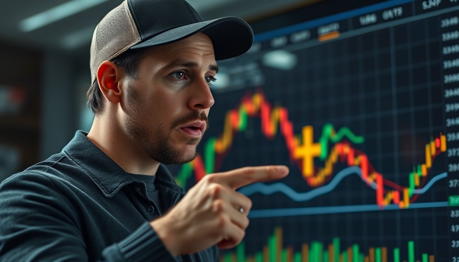 Trader discusses golden cross in trading chart, technical analysis.