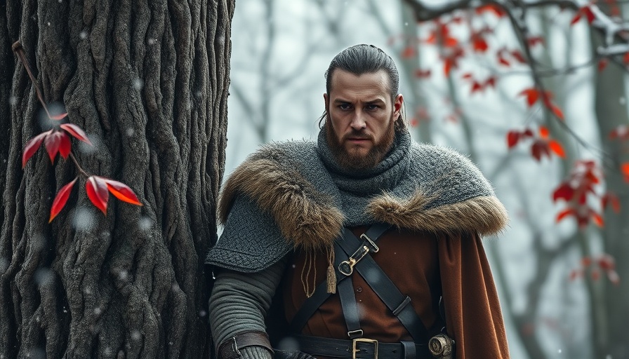 Medieval warrior in forest, Game of Thrones Ending Controversy.