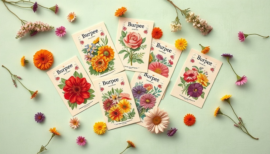 Vintage Burpee flower seed packets and flowers, Burpee Seeds Grow.