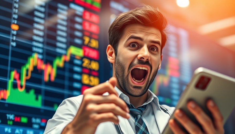 Trader analyzing stock chart, prepare for market volatility.