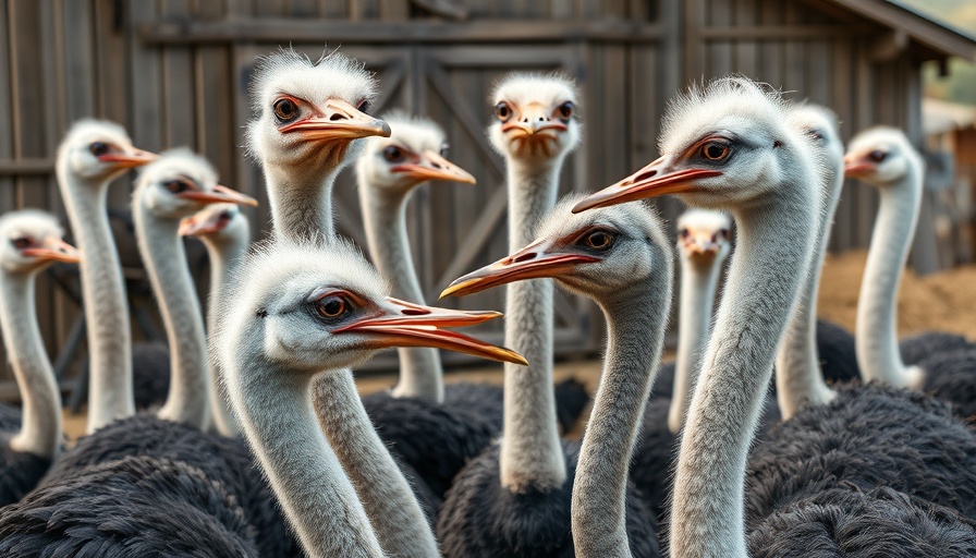 Supreme Court appeal ostrich cull B.C. - ostriches on a farm.