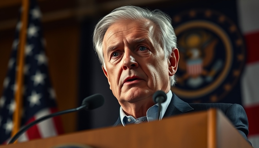 FOMC Rate Cut Implications discussed by speaker at podium.