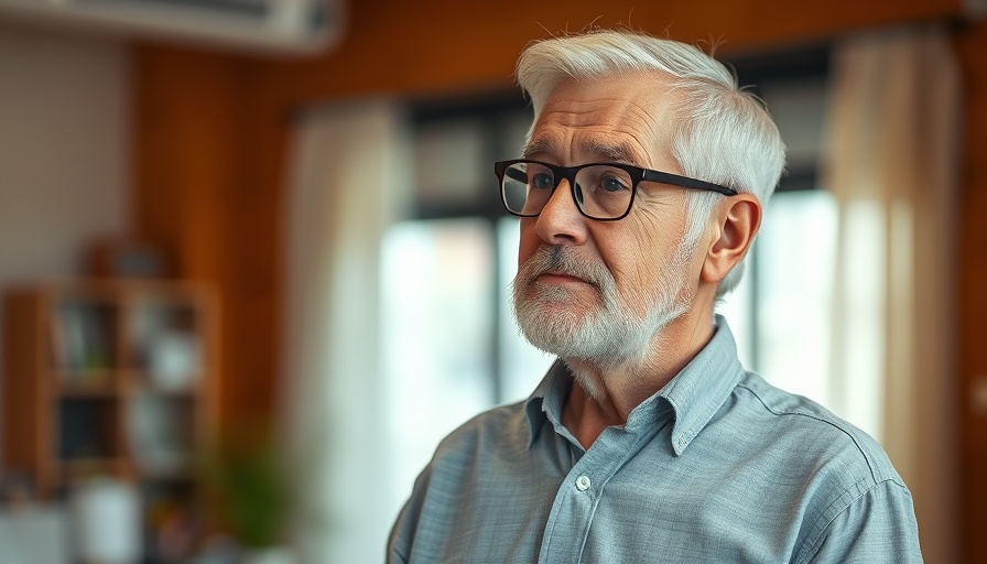 Contemplative elderly man wearing glasses, indoors, Murdoch TikTok Deal.