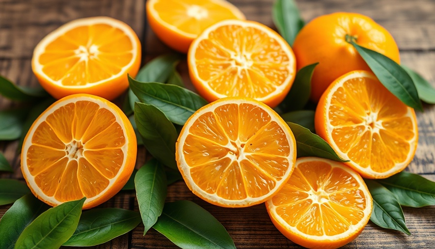 Juicy oranges displayed on a wooden table highlighting scurvy resurgence prevention.