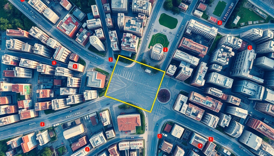 Aerial view of a property highlighted for Kelowna rental-only rezoning news.
