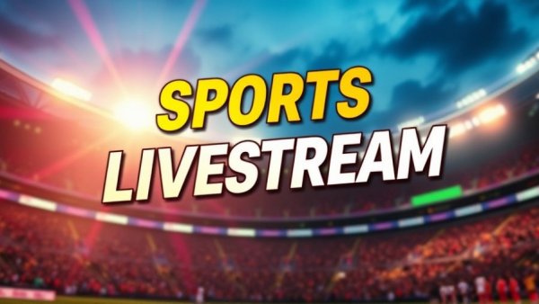 Dynamic live streaming entertainment sports advertisement.