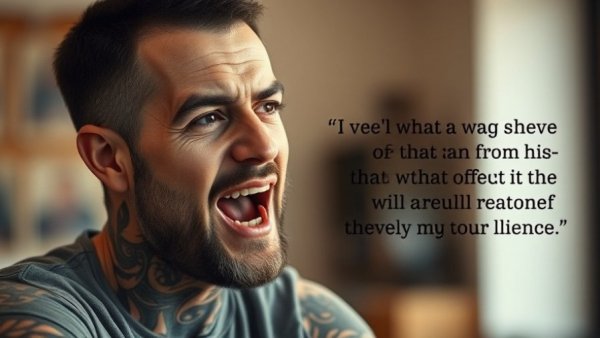 Emotional speaker sharing American Idol motivation