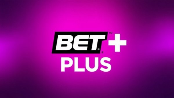 BET Plus logo on a purple and pink gradient background for Black Friday streaming deals