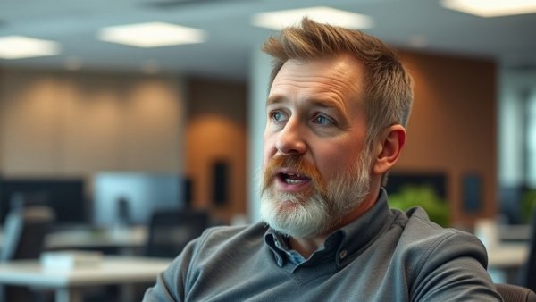 Middle-aged man speaking in modern office, Celeste Rivas investigation update.