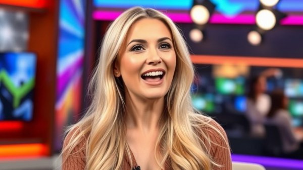 Carrie Underwood surprised on TV show set, showcasing clogging talent.