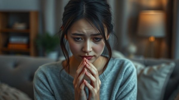 Alix Earle emotional breakdown, teary-eyed in soft lighting.