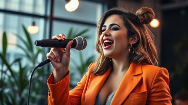 Flau'jae performing 'Ready Or Not' on stage.