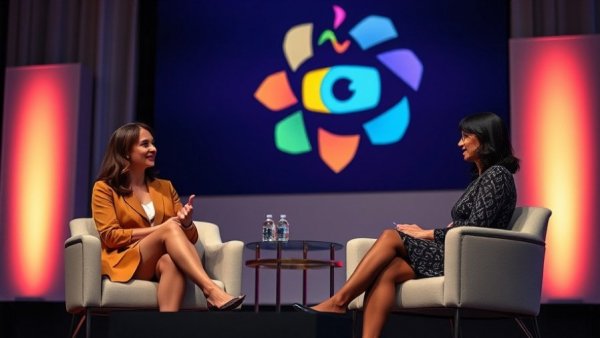 Nicki Minaj Calls J.D. Vance an Assassin: women on stage at conference.