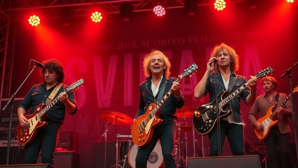 Stranger Things revives classic hits with vintage music icons on stage.