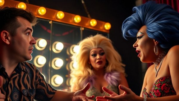 RuPaul Drag Race Season 18 Recap - vibrant and engaging panel scene.