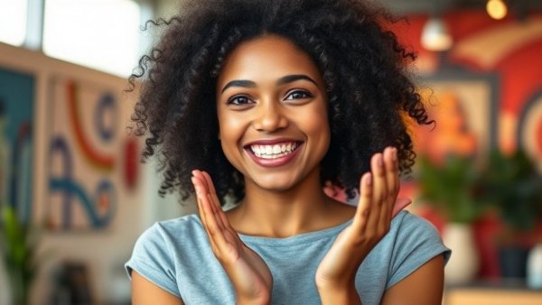 Contestant at American Idol Hollywood Week expressing gratitude.