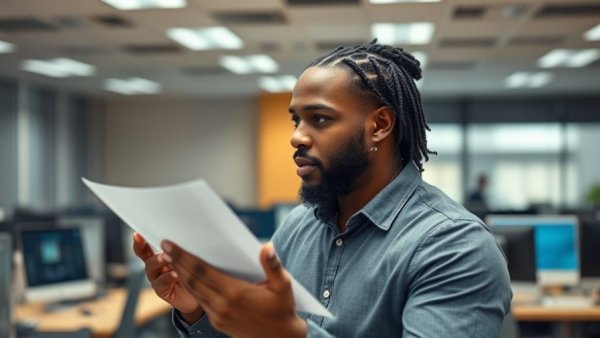 Man speaking in an office, related to teen who created $50M app.