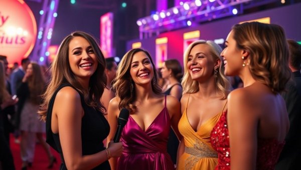 Bad Gyal new album Más Cara event with lively red carpet interview.