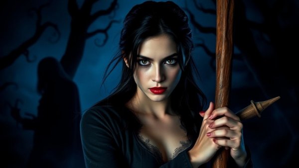 Buffy the Vampire Slayer reboot poster featuring iconic character holding a stake.