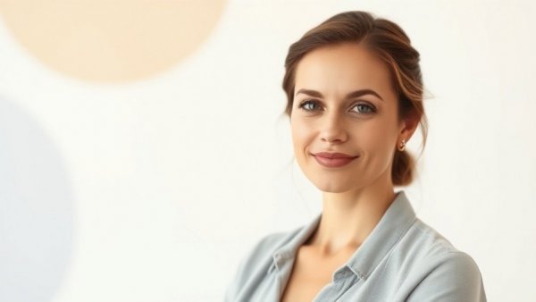 Confident woman with slight smile standing calmly, related to Amanda Peet cancer diagnosis.