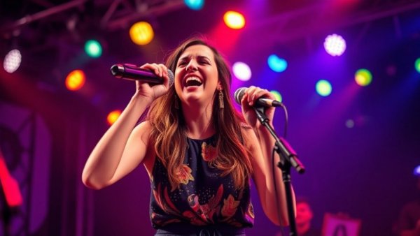 Keyla Richardson performance on American Idol stage at Aulani.