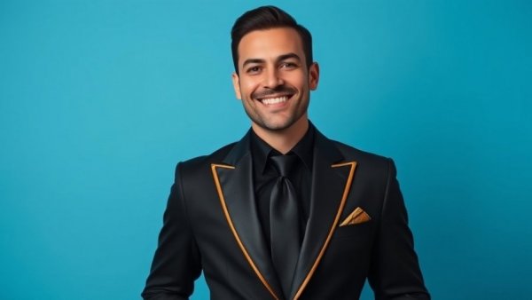 Stylish individual at 2026 Webby Awards Nominations.