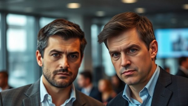 Contrasting discussion theme, serious expressions, Charlie Kirk case focus