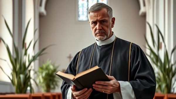 Big Mistakes finale explained: nervous minister in church setting.