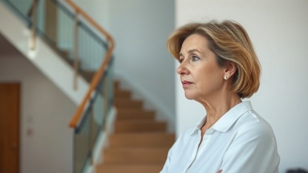 Pensive woman in modern indoor scene from Daredevil: Born Again.