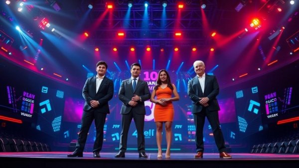 The Voice finale performances with top 4 finalists on stage.