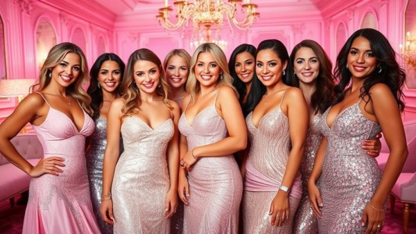 Glamorous women in dresses impact RHOM ratings.