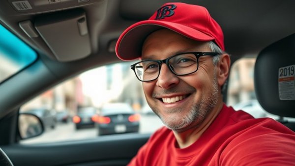 Darrell Sheets Reality TV star in vehicle, casual setting.