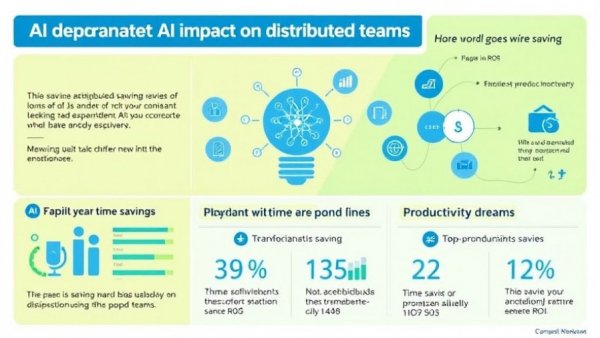 Infographic on customizing AI workflows for distributed teams, illustrating time savings and ROI metrics.