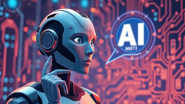 Humanoid robots illustrating AI confidence calibration techniques.