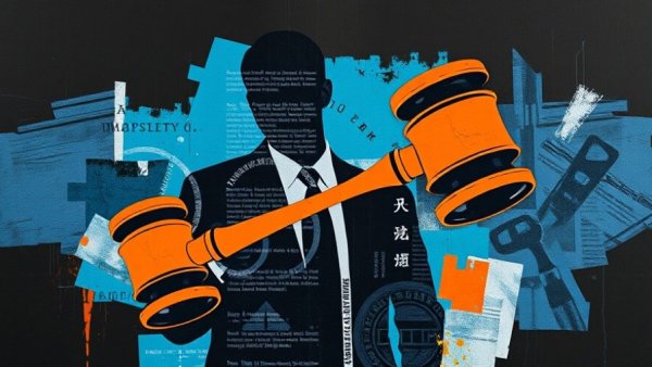 Elon Musk OpenAI trial outcomes art featuring a gavel.