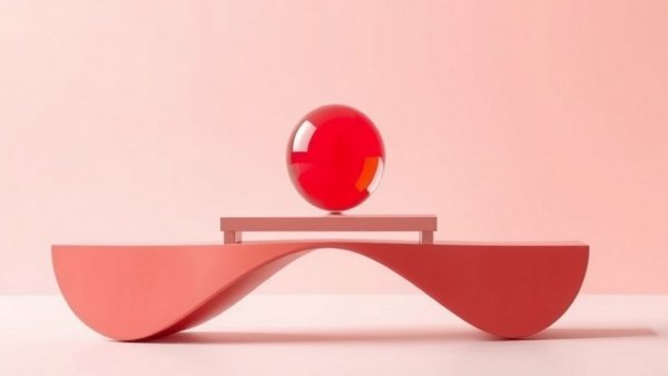 Harmonious balance of abstract shapes illustrating sustainable brand growth strategies.