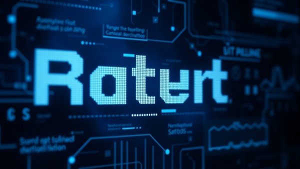 Futuristic software interface with dynamic floating text for 4x faster text generation